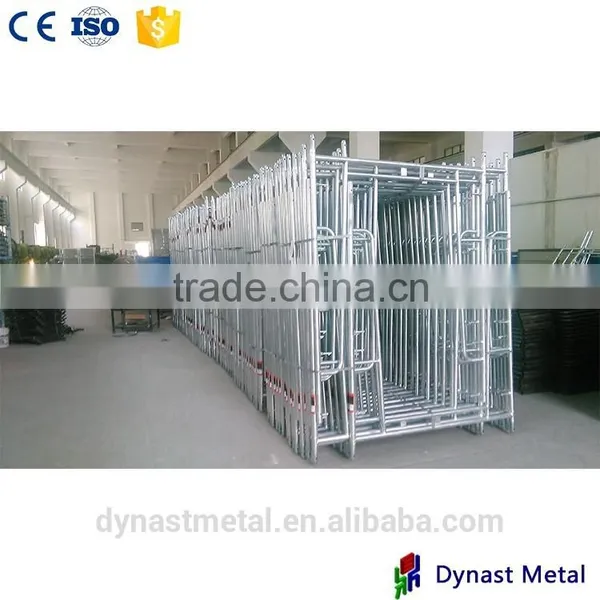 Made in China Wuxi Scaffolding Constructions Q235 Steel Hot Sale Hot Dip Galvanized Mason H Ladder Frame Scaffolding photo-3