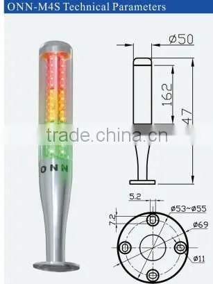 ONN M4S Rgb LED Flash Light Bar photo-2