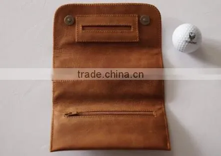Newest Generation Leather Tobacco Pouch With Cigarette Rolling Paper Holder Slot photo-4