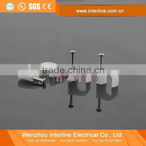 High Quality Plastic Nail Electric Wire Cable Clips photo-2
