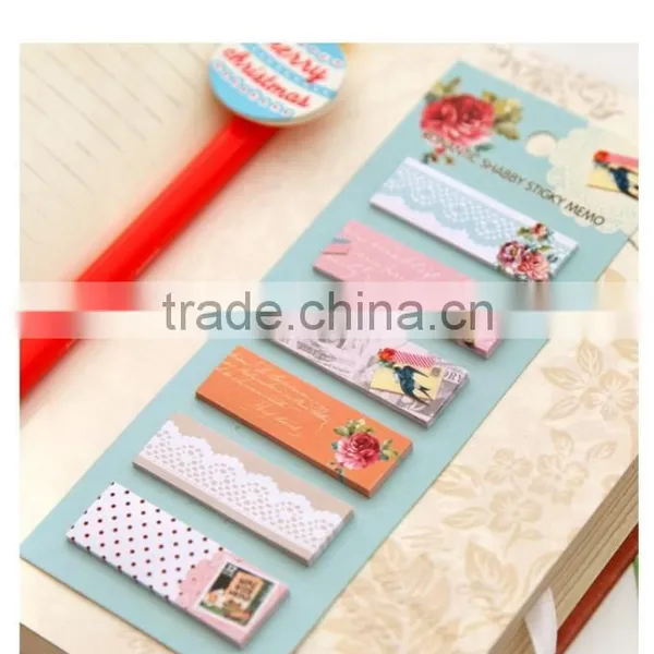 120Page Cute Cartoon Sticker Office Bookmark Marker Memo Index Tab Sticky Notes photo-3