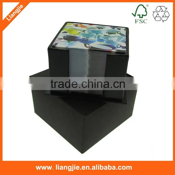 Office/school Memo Block, Paper Block With Printed Logo in Box/holder photo-4