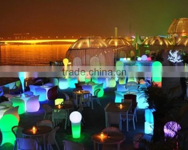 50CM Outdoor Waterproof Led Cube Color Changing Square Bar Seat Furniture/Remote Control Outdoor Led Flood Lights photo-5