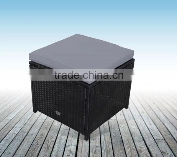 Outdoor Poly Rattan Furniture Cube Set, Vietnam High Quality Poly Rattan photo-5