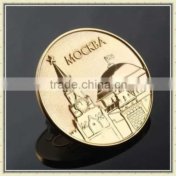 Custom Souvenir Engraved Metal Fake Gold Coin photo-5