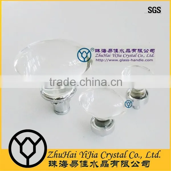 Lighted Special Oval Glass Door Handle
