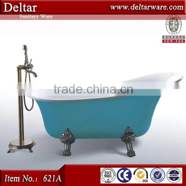 With Sliver Claw Cheap Hot Tub, Oval Freestanding Bathtub, Acrylic Bath Tubs & Sliver Bathtub Faucet photo-6
