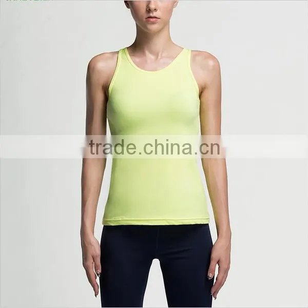 Wholesale Custom Sexy Tight Blank Gym Tank Top for Women photo-2