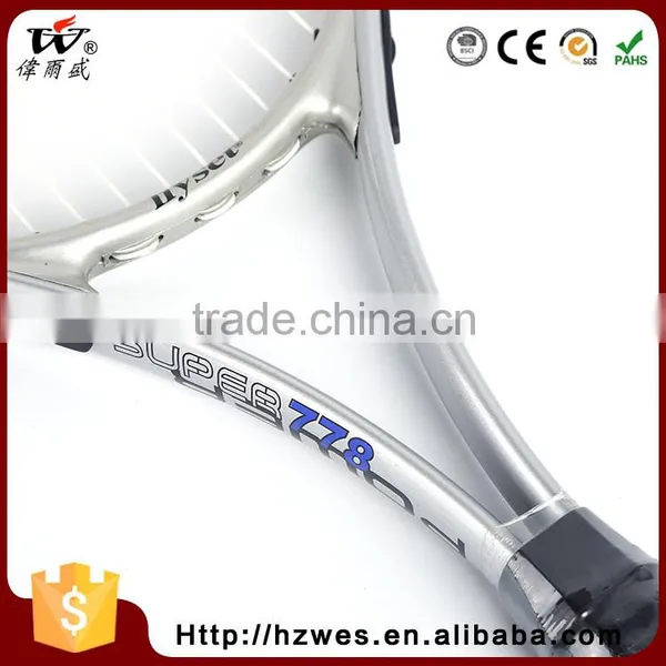 BSCI Approval Sample Advantage Glossy OEM Aluminium Tennis Racket photo-3