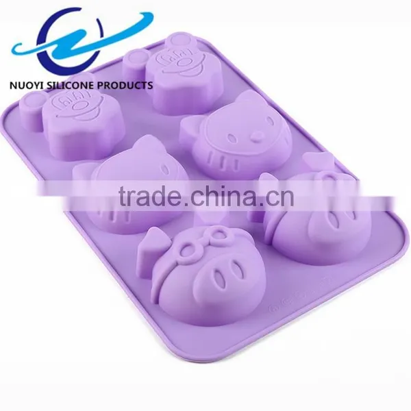 Food Grade Animal Pig Shaped Cake Mold Silicone photo-3