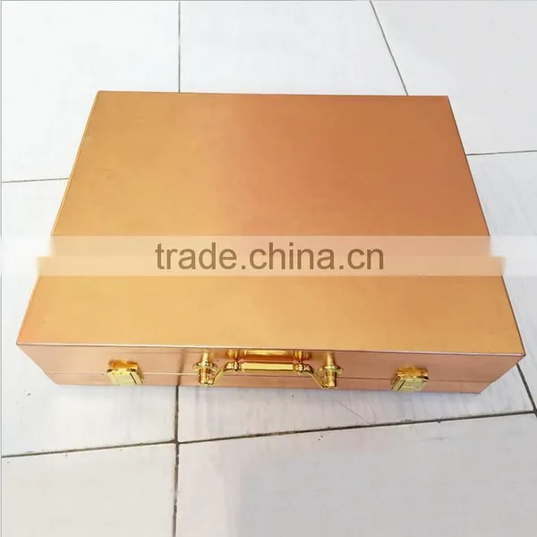 Chinese Factories Wholesale Custom Luxury PU Leather Cosmetic Box, Fashion Beautiful Storage Box photo-3