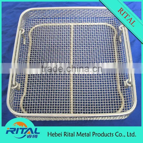 Hot Sale Medical Tools Stainless Steel Mesh Tray Sterilization Basket photo-6