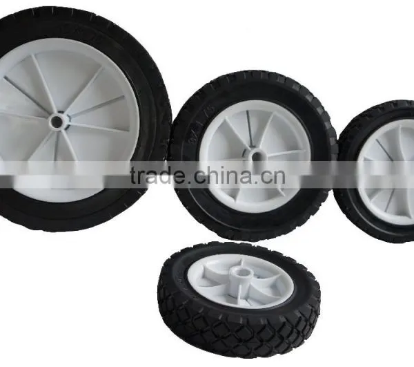 10" Rubber Wheel for Lawn Mowers/ Hand Trucks/and Yard Tractors/Semi Pneumatic photo-5