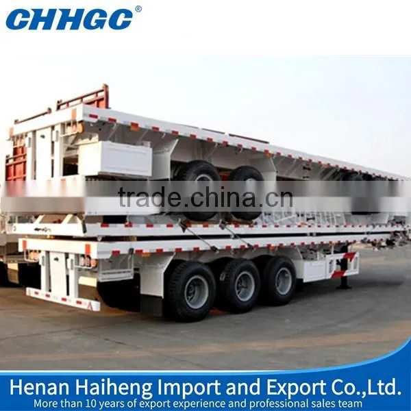 China Supplier Flatbed Trailer for Prime Mover, Container, Trailer Price