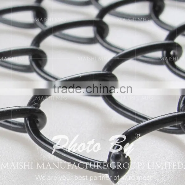 BLACK UV Treated PVC Coated Chain Link Fence Mesh photo-6