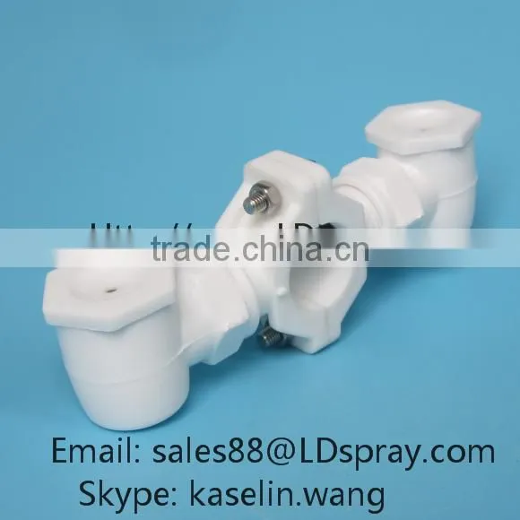 Cleaning Line Equipment Double Head Plastic Spray Nozzle photo-6