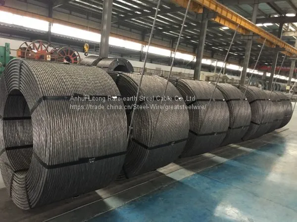 Low Relaxation PC Steel Wire Drawing Wire Type , Water Resistant Steel Strand Cable photo-4