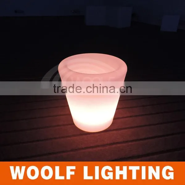 Plastic Rechargeable Remote Color Changing LED Ice Bucket Wine Bucket photo-2
