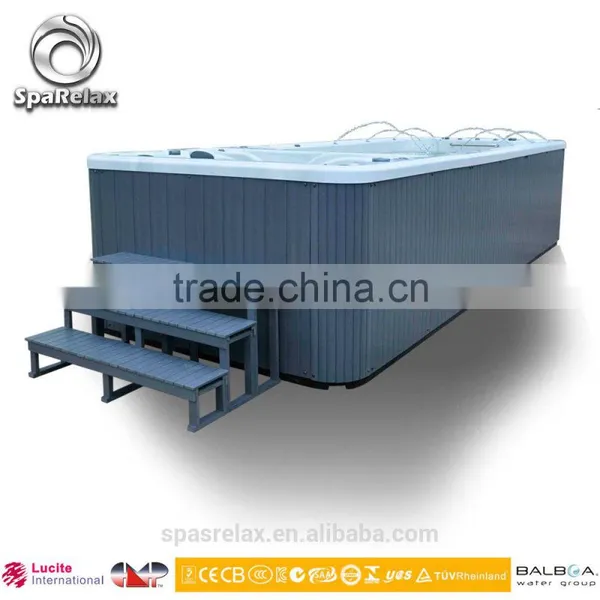Sparelax Outdoor Whirlpool Bath Hot Pool With Plastic Surf Pool for Sales photo-3