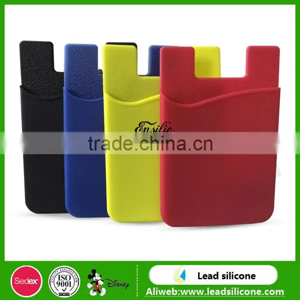 3M Sticky Silicone Smart Wallet,Silicone Phone Card Holder photo-3