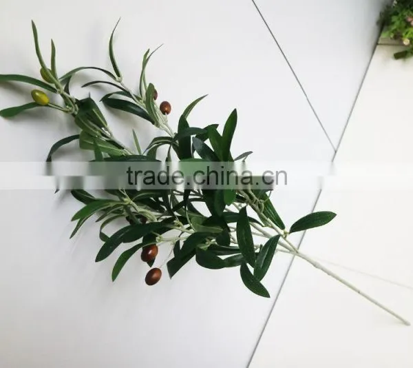 Artificial Olive Branch Silk Olive Branch Plastic Olive Branch photo-6