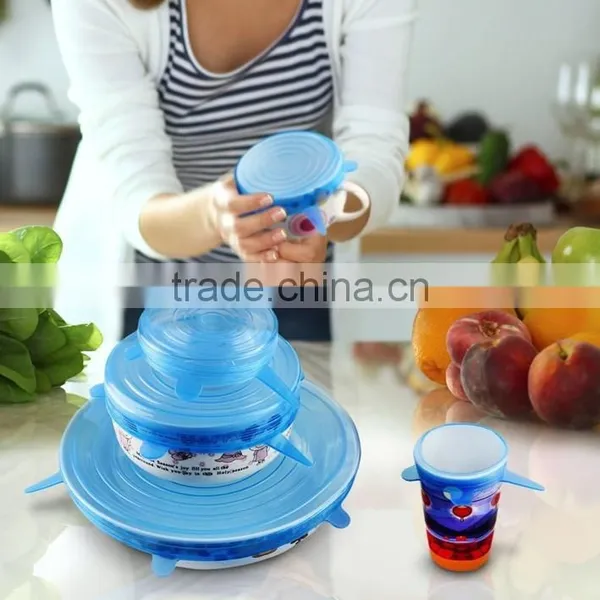 High Quality Food Grade Flexible Silicone Can Pot Cover Silicone Suction Lids photo-2