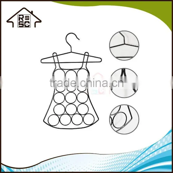 NBRSC Reliable Company Dress Shaped Metal Scarf Hanger for Closet Space photo-4