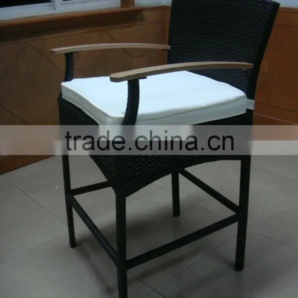 Factory Supplies Leisure Bar Stool High Chair With Armrest For Bar Furniture photo-5