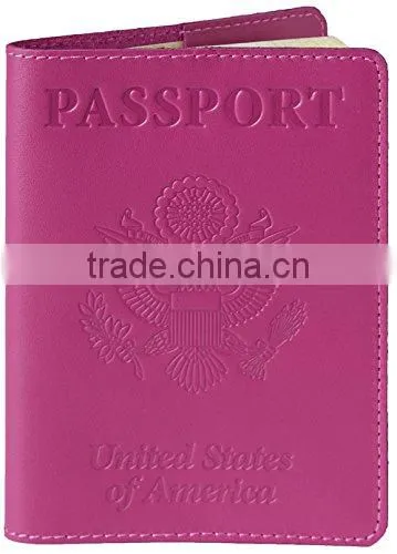 Genuine Leather Tianhooo Leather Passport Cover & Holder for Men Women Passport Case photo-6