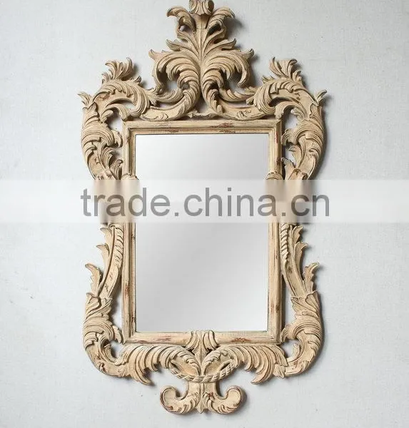 Hand-carved Console Mirror For Living Room Decoration photo-5