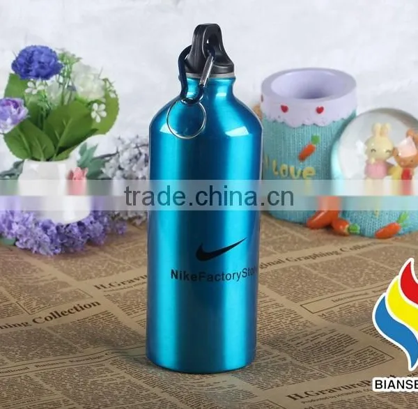 Outdoor Taking Aluminum Water Bottle With Carabiner photo-5