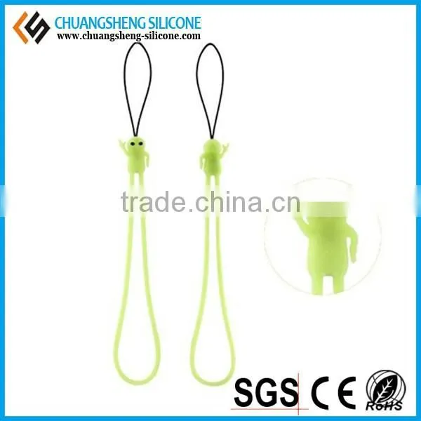Christmas Gift Silicone Mobile Phone Single Custom Lanyard photo-6