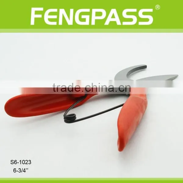 S6-1023 Plastic Handle Flower Cutting Garden Scissors photo-2