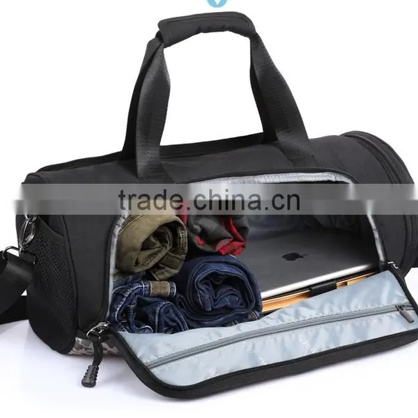 Fashion Camo Fabric Sport Gym Bag With Compartment photo-6