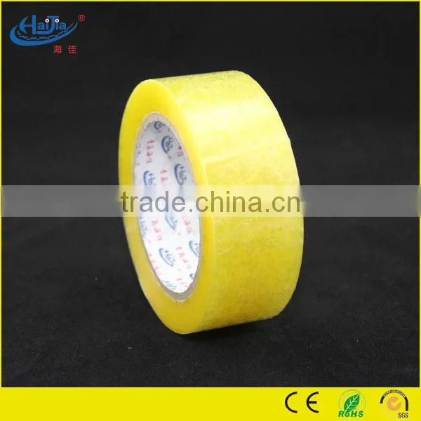 Christmas Hot Sale Yellowish Bopp Packing Tape/solvent Based Acrylic Yellow Bopp Tape photo-3