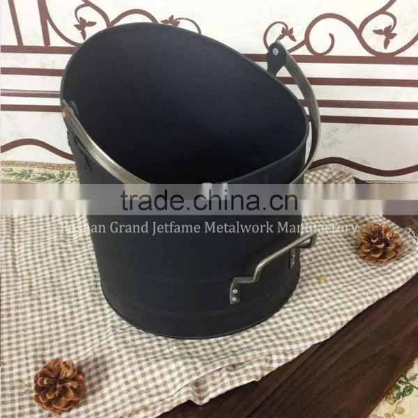 Fireplace Accessories Matte Black Big Waterloo Coal Bucket photo-4