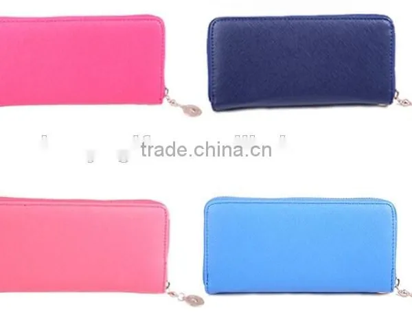 2015 Promotional Women Wallet Handmade Leather Wallet Fashion Purse For Women photo-3