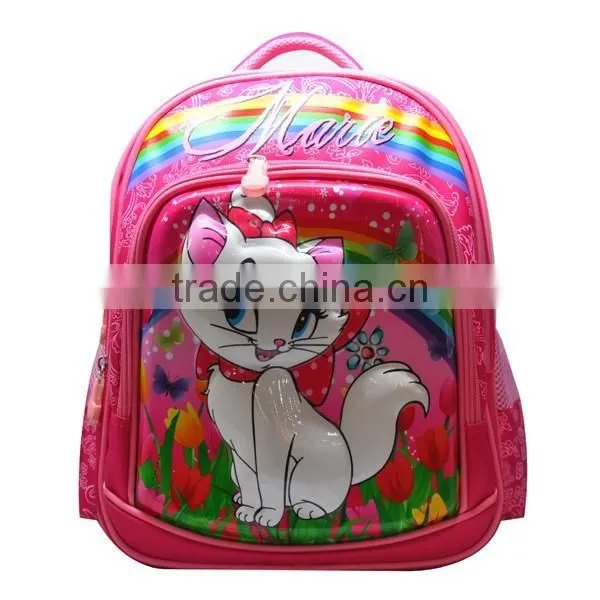 2d 3d Cartoon Canvas Satchel Backpack Bag photo-3