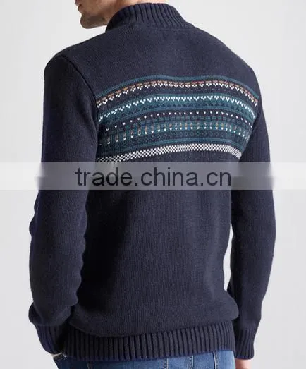 High Quality Men's High Neck Zip Sweater (BKNM24) photo-2