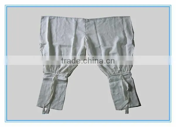 Pure Linen Breeches Baggy Pants For Men photo-3