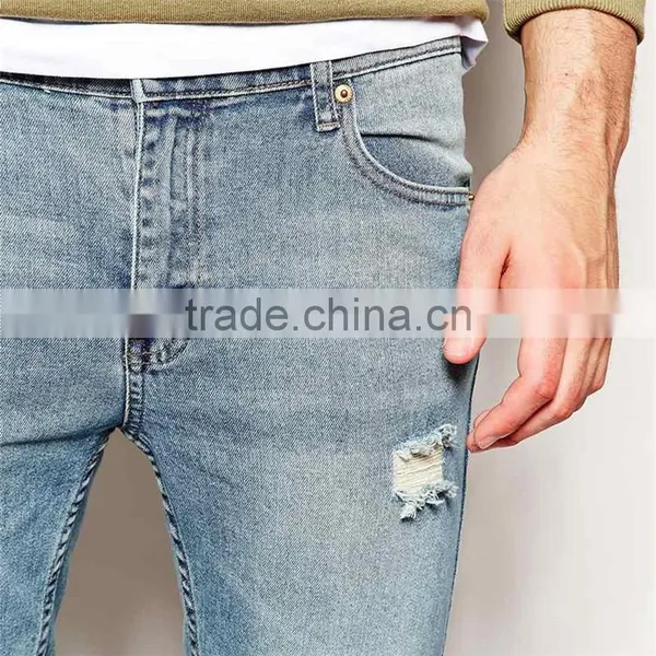 2016 Fashion New Design Mens Jeans Wholesale China photo-3