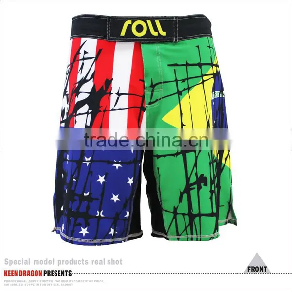 NEW AMERICAN FLAP PRINTE OF MMA FTGHT SHORTS FOR MAN photo-3