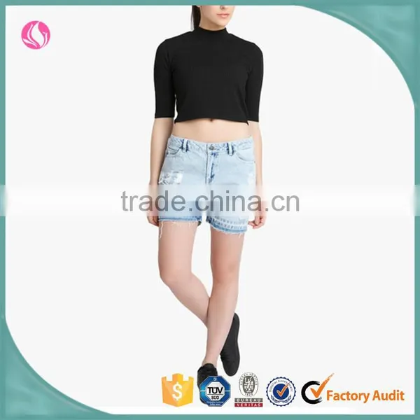Woman Mma Shorts,Distressed Denim Shorts Women Apparel photo-4