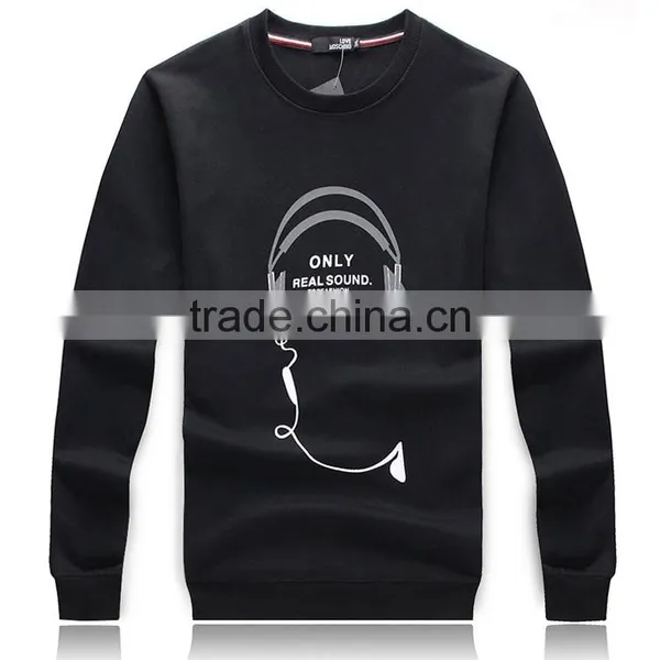 Fashion Round Neck Pullover Custom Wholesale Printing 2016 Thick Warm Fleece Multi-Color Sweatshirt Men photo-5