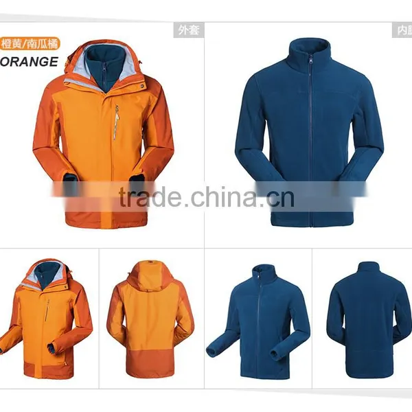 Chinese Factory Waterproof Jackets for Men,fleece Lined Waterproof Jacket, Waterproof Jacket Sale 3 in One photo-3