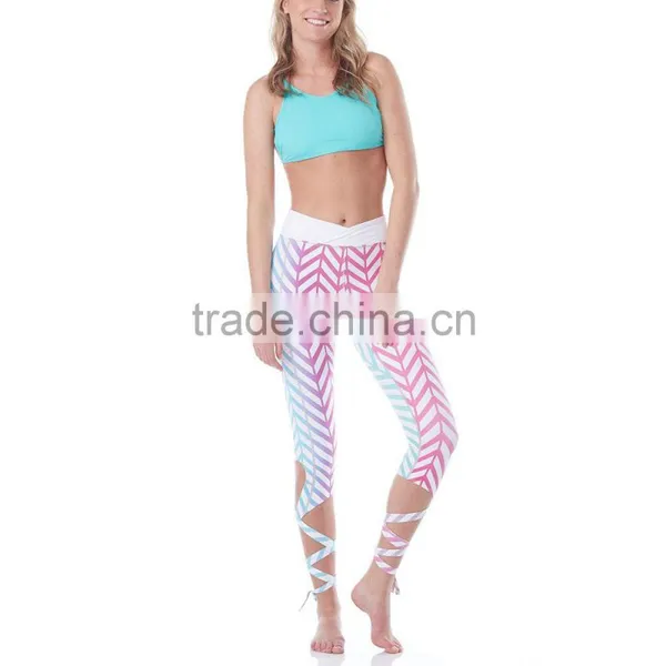 2017 New Fashion Women Sport Legging Sexy Yoga Print Wholesale photo-4