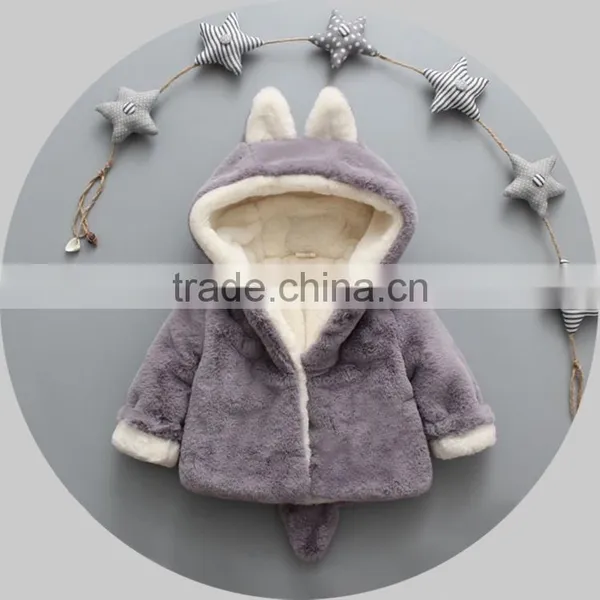 2016 Wholesale Children Boutique Clothing Kids Winter Coat for Girls photo-2