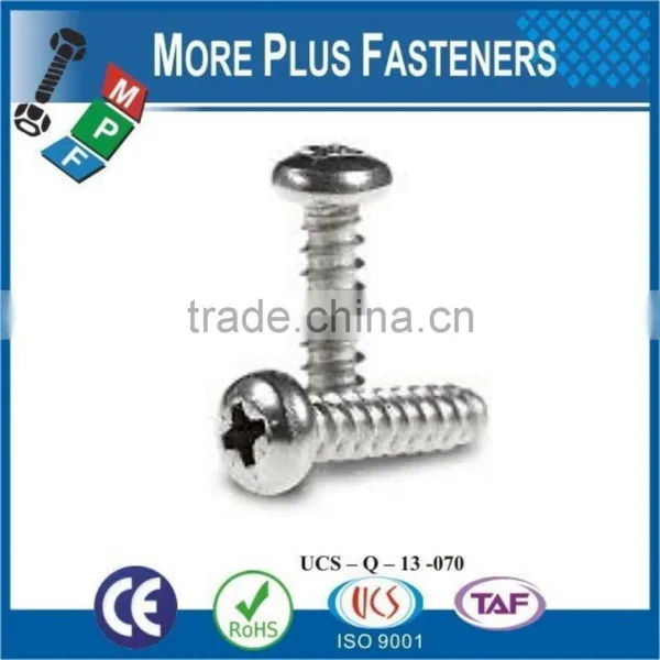 Made in Taiwan Type Z Drive Flat Head Zinc Finish Steel Trilobular Thread Rolling Screw photo-3