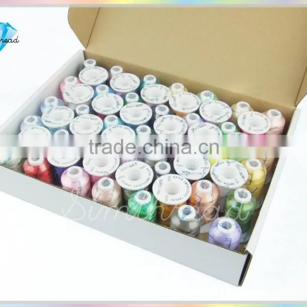 Simthread Brand-new Rayon Embroidery Machine Thread 58 Assorted Colors, 500m Each Suitable for Any Embroidery Machine photo-2