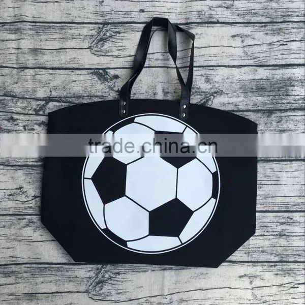 2017 Canvas Cheap Travel Personalized Tote Bag With Leather Handles photo-3